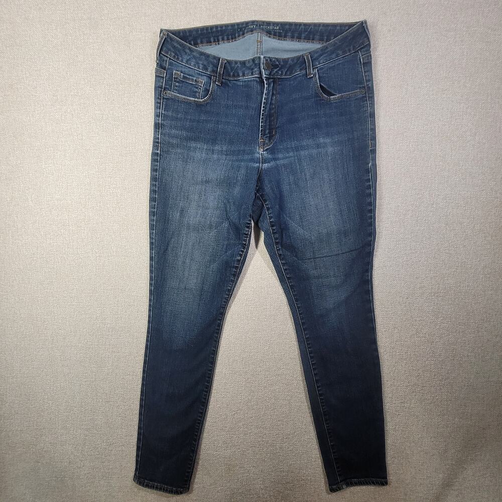 Chic Old Navy Rockstar Mid-Rise Jeans - Size 16 Regular